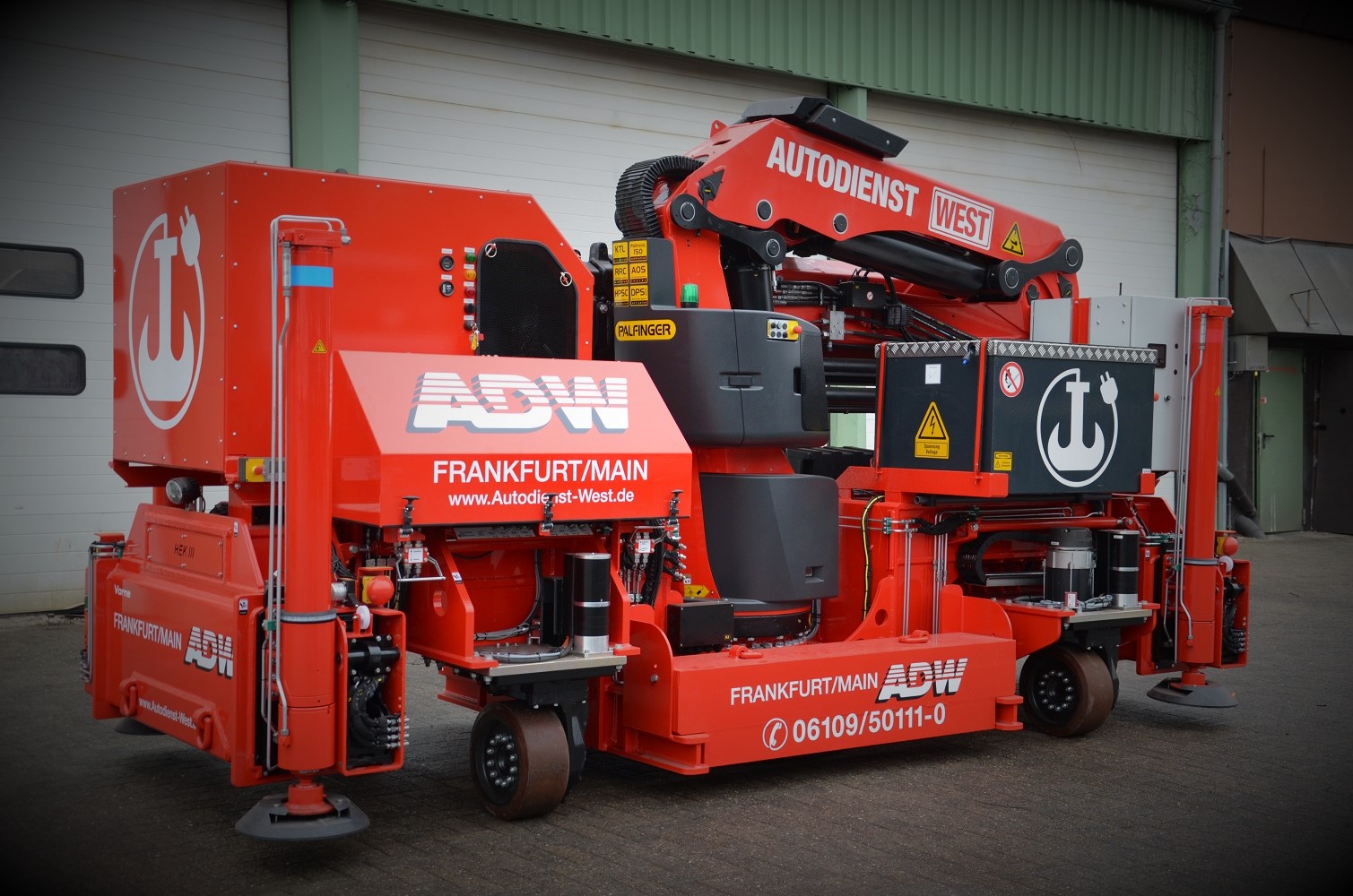 ADW bietet nun auch vollelektrischen Sondermontagekran für