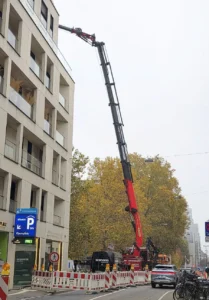 LKW-Ladekran Kranarbeiten Palfinger-Kran mieten Autodienst West