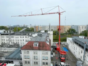 Montage Kran mieten Lift & Shift Rechenzentrum Autodienst West